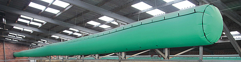 Lubratec Tube Air in the cowshed Tube Air as a ventilation system in the cowshed