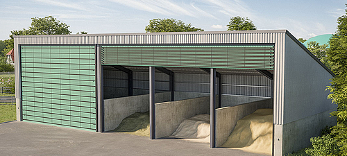Lubratec doors & fronts: Textile protection and efficient barn management Textile doors and fronts from Lubratec for better barn management and wind protection