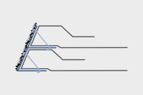 Lost integrated formwork for durability and stability - Huesker Fortrac Nature Lost integrated formwork of structural steel - Huesker Fortrac Nature