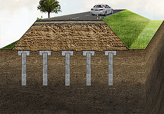 Innovative Approach to Dam Construction Innovation in dam construction: reinforcement above vertical support members