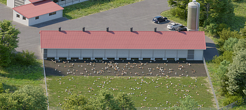 Lubratec separating layer for ideal soil conditions in poultry farming Optimum soil conditions thanks to Lubratec separating layer in poultry farming