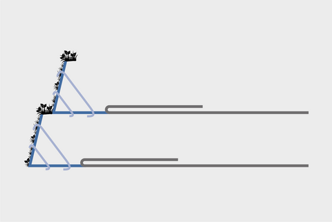 Corrosion-protected, integrated formwork for stability and durability - Huesker Fortrac Nature Corrosion-protected integrated galvanized steel formwork - Huesker Fortrac Nature
